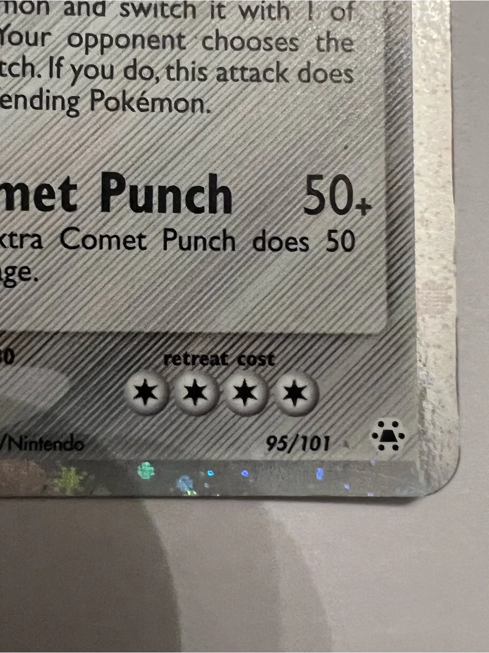 2004 Ultra Rare Metagross Ex Holo 95/101 Hidden Legends Pokémon Card